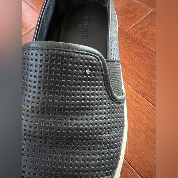 Vince Blair Perforated Black Slip on Sneaker Size 8 - Picture 4 of 7